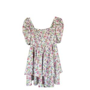 Floral print dress M size , Forever 21